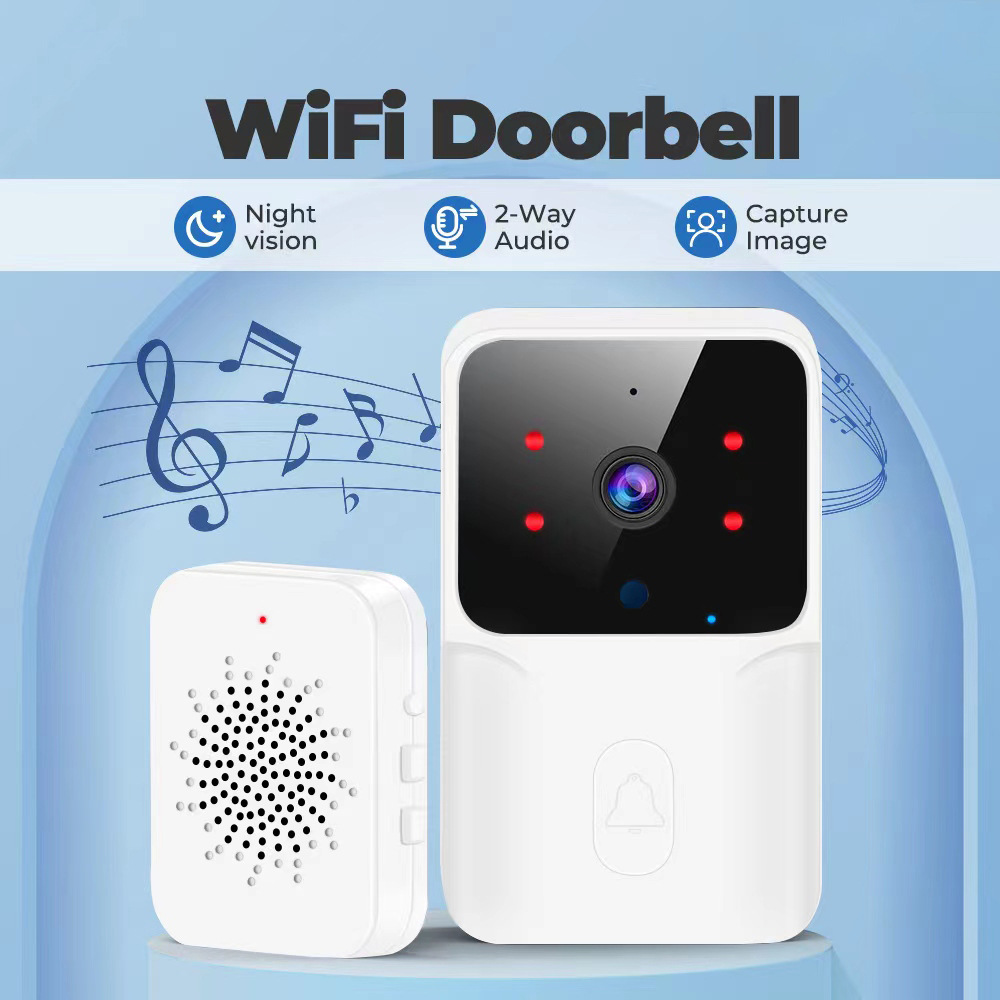 WiFi Video Doorbell Wireless HD Camera IR Alarm Security Smart Home Door Bell WiFi Intercom for Home 2 img ibank O1CN01XSsfdD2H5r8suYKeV 2200750689100 0 cib