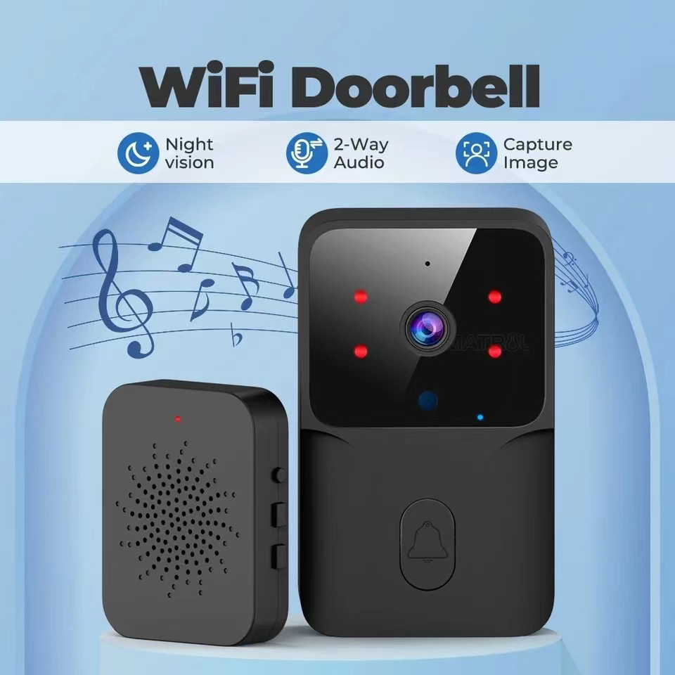 WiFi Video Doorbell Wireless HD Camera IR Alarm Security Smart Home Door Bell WiFi Intercom for Home 16 img ibank O1CN01hx5Vz02H5r8paLqQb 2200750689100 0 cib