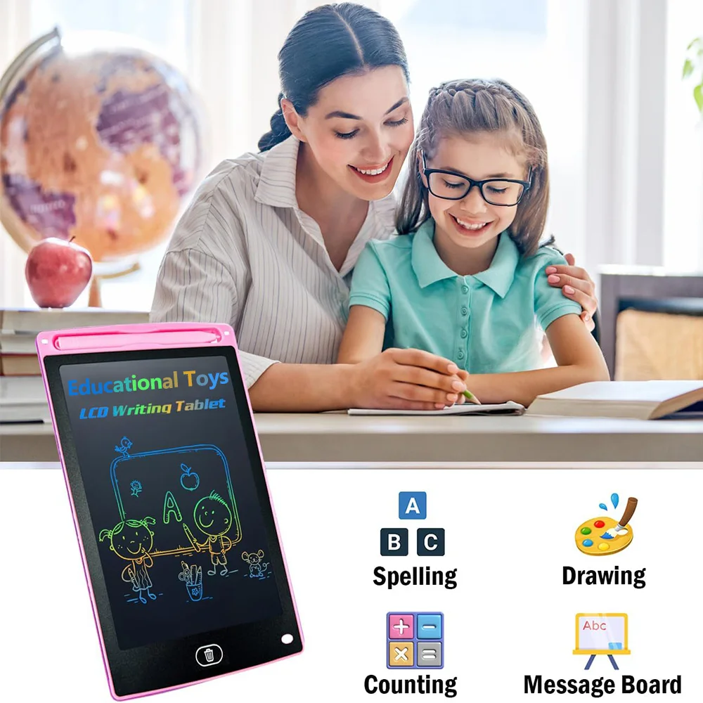 New 8.5" /12" Drawing Board LCD Writing Tablet For Kids Montessori Educational Toys Student Magic Blackboard Birthday Xmas Gift 6 kf A23e1ff238c354cffab214d1f78c2f273M