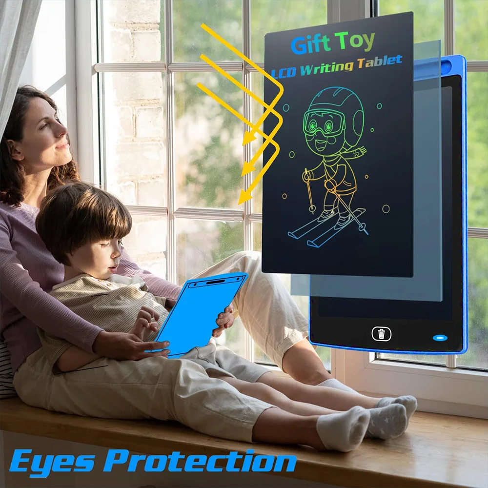 New 8.5" /12" Drawing Board LCD Writing Tablet For Kids Montessori Educational Toys Student Magic Blackboard Birthday Xmas Gift 9 kf A5ac5db048b0a40b194727909fd5d9d7dF