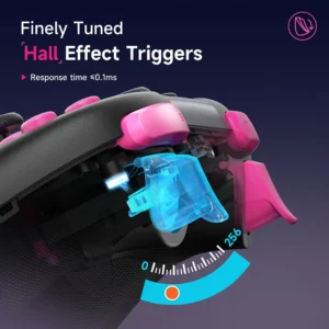 EasySMX X05 Wireless Gamepad Controller with Bluetooth, Dongle, Wired for PC/Phone/Switch/ Steam Gamer, Hall Effect