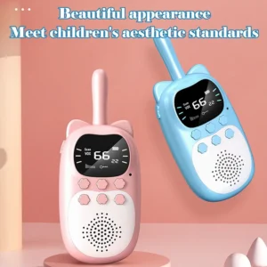 kf-H222889b31d96462a943cc8bd17407265v Kids Walkie Talkie 2PCS Electronic Toys Children Spy Gadgets Baby Radio Phone 3km Range Christmas Birthday Gift For Boys Girls