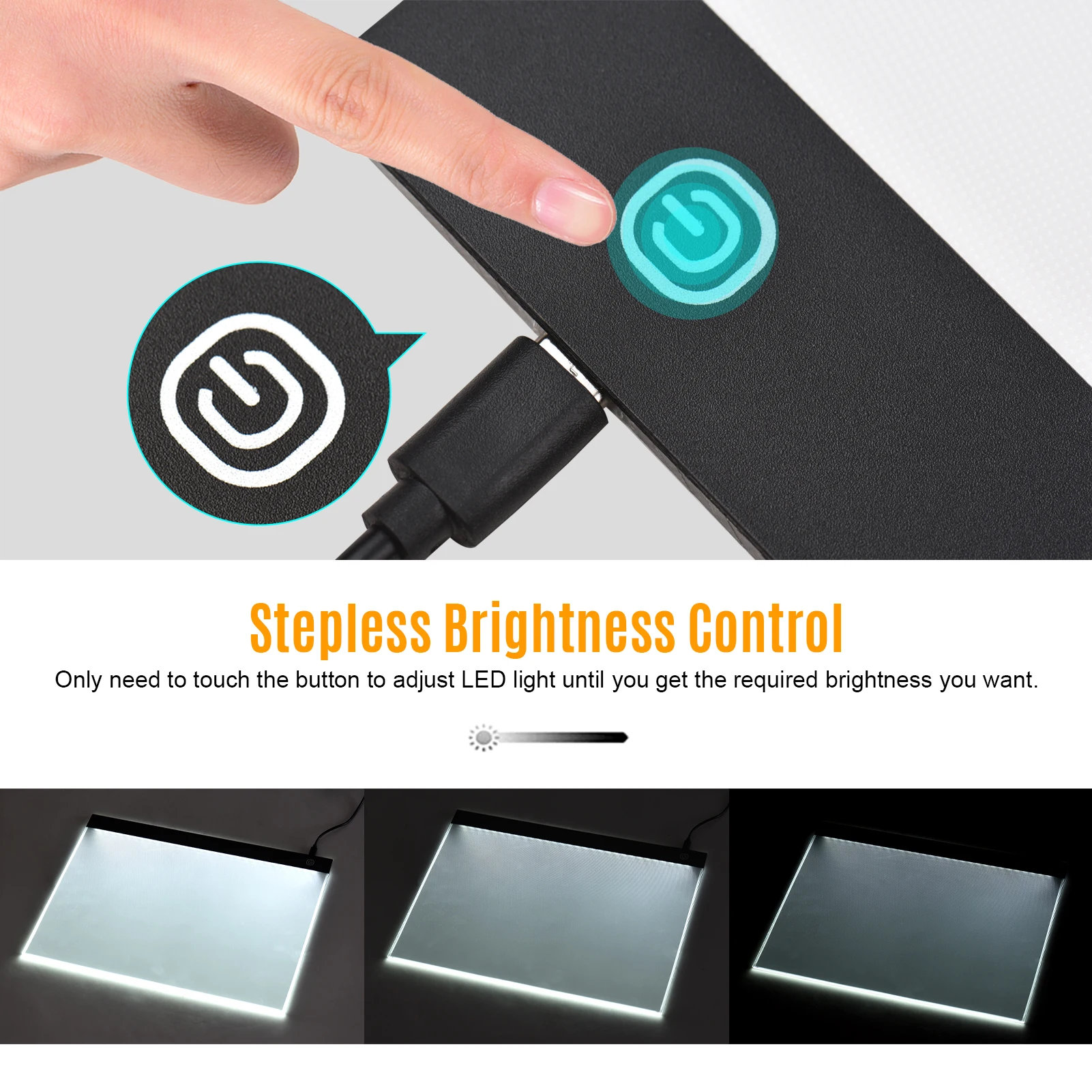 A3 LED Light Pad for Diamond Painting Translucent Drawing Board USB Powered Digital Graphics Tablet for Art Animation Sketching 12 kf H6a8d068aebcb46df93ca3781482c2dden