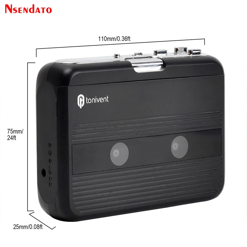 kf-H6ad272db7af7456f8c0c8c91a03aaaca5 Bluetooth Cassette Recorder & Player Portable Standalone Cassette Players FM Radio With Auto-reverse function Bluetooth Player