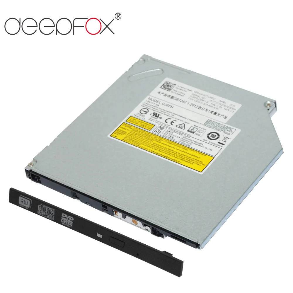 DeepFox Superdrive DVD CD RW Burner Writer 9.5mm Internal SATA Optical Drive Laptop Notebook Drive DVD Burner Writer