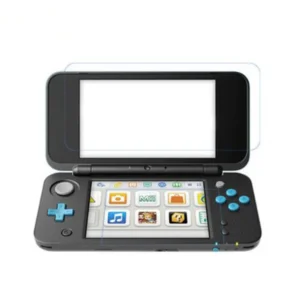 Top Tempered Glass LCD Screen Protector+Bottom Clear Full Cover Protective Film Guard for Nintendo New 2DS XL/LL 2DSXL/2DSLL