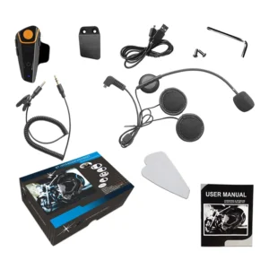 BT-S2NS Motorcycle Helmet BT Headset Intercom Moto Waterproof Multi BT Interphone 1000M Interfones MP3 FM Intercomunicador