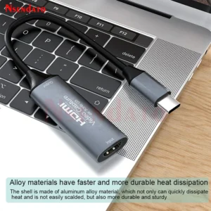 USB C hdmi Video Capture Card 4K 1080p HDMI to Type C 2.0 3.0 Video Grabber Capture Recorder Box for PC Andriod Camera Windows