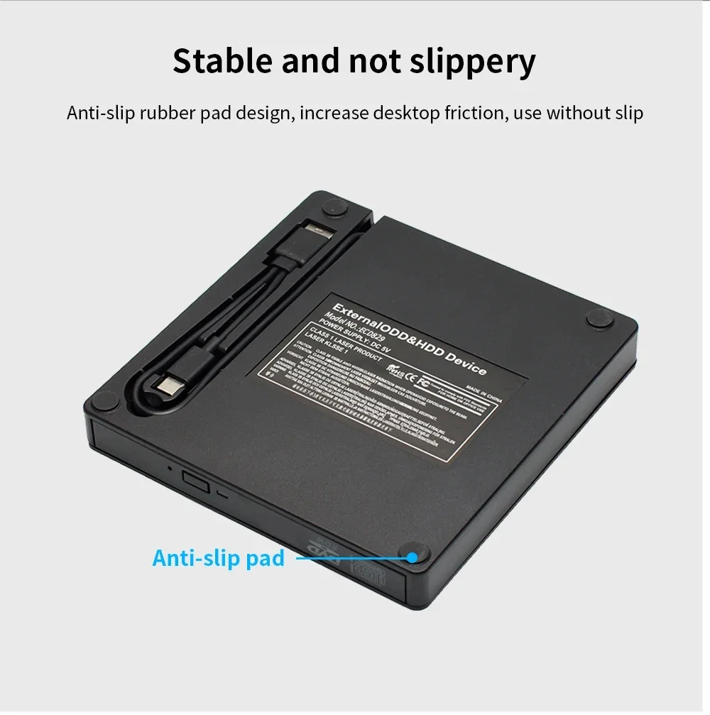 USB3.0 & Type C Slim CD Writer Burner Reader Player Optical Drive External DVD RW CD Drive For Laptop PC DVD Burner DVD Portatil 11 kf S04fd45e25b264b799632e43fd5054888m