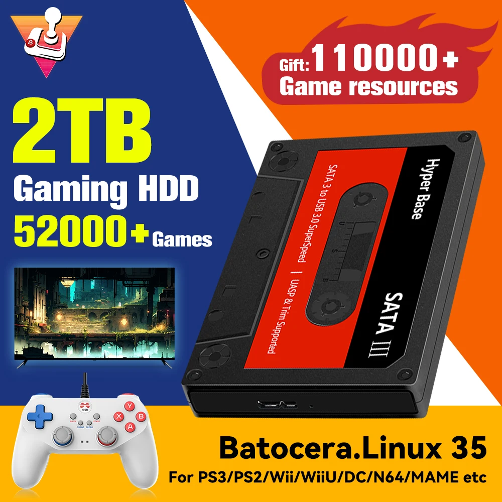 kf-S05ac5011e17144b98bc2a4ccdc43e69bY Batocera.Linux 35 2TB Gaming HDD Portable Game Hard Drive with 52000+ Games for PS3/PS2/Wii/WiiU/N64/MAME/SS for PC/Laptop/Mac