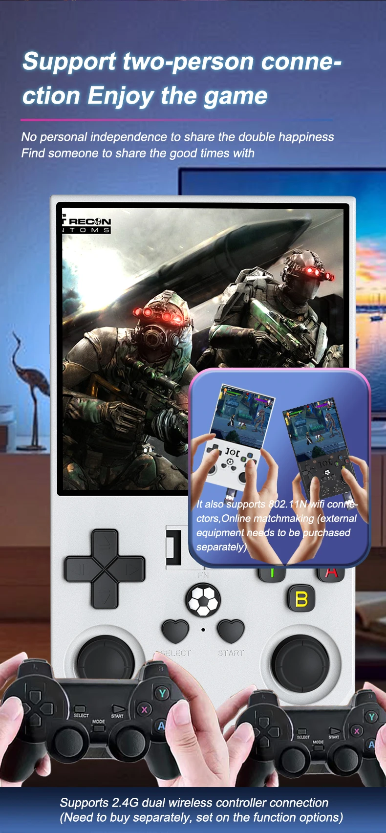 Open Source R36MAX Retro Handheld Video Game Console RK3326 Chip 64/128G Portable Pocket Game Player 4‘’HD Screen Game Console 17 kf S095a9dc0738641f3b6308437877576cfY