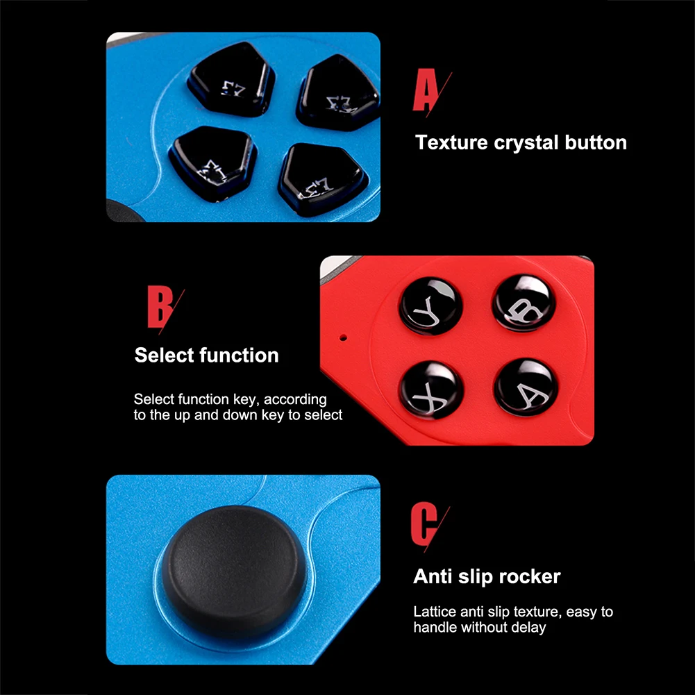 GAMINJA X12 Plus Handheld Game Console 7.1Inch Dual Joystick IPS Screen Video Game Player Built-in 32G TF Card For GBA GBC NES 4 kf S0adf97fbf90449ed85bb305828b282691