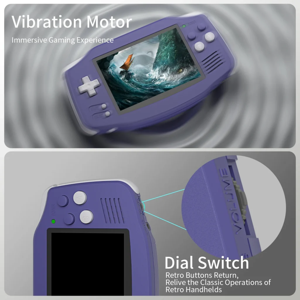 ANBERNIC RG34XX Handheld Game Console Linux 64-bit 3500mAH Bluetooth 3.4” IPS Screen RG 34XX Retro Video Gaming Players PSP