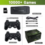 Video Game Sticks M8 Console 2.4G Dual Wireless Controller Game Stick 4K 10000 games 64GB Retro game For Dropshiopping Xmas Gift