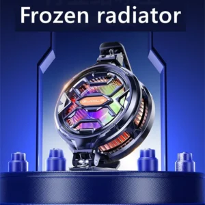FS03 magnetic semiconductor mobile phone radiator 15W strong cooler, can rotate the back clip mobile phone game cooling fan
