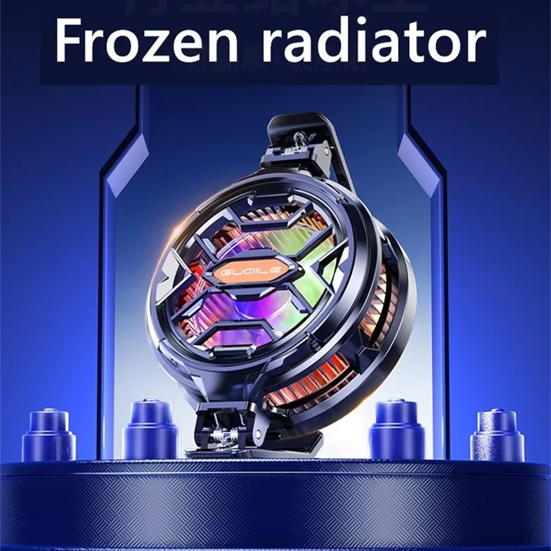 FS03 magnetic semiconductor mobile phone radiator 15W strong cooler, can rotate the back clip mobile phone game cooling fan
