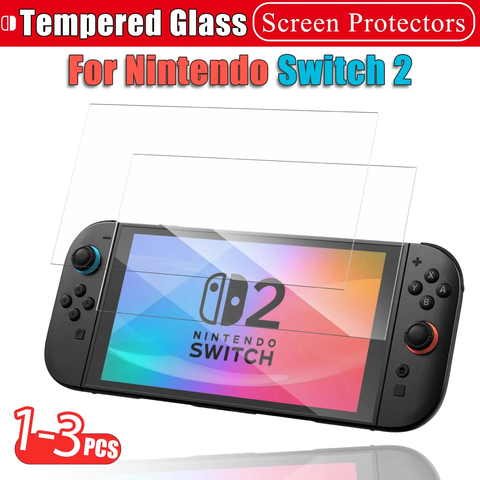 Protective Tempered Glass For Nintendo Switch 2 2025 Accessories Screen Protector Tempered Glass For Nintendo Switch 2