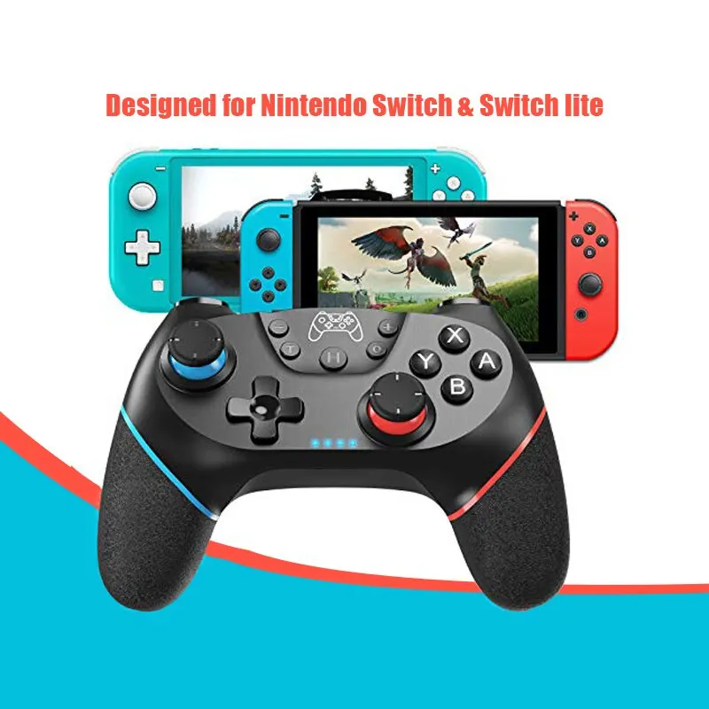 kf-S129ab73d837c4d39a88c64ee88f3f3d7M DATA FROG Wireless Controller Compatible-Nintendo Switch Adjustable Turbo with 6-Axis Vibration Gamepad For PC/NS Lite Console