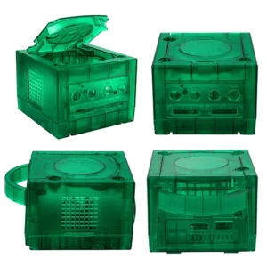 5COLOR Transparent Box Replacement Case For Nintend Gamecube Housing Shell Case For NGC Retro Video Game Console DOL-101/DOL-001
