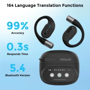 Lifetime Free Translation Earphones 164 Languages Instant Voice Real Time Translators Wireless Bluetooth Headphones HiFi Earbuds