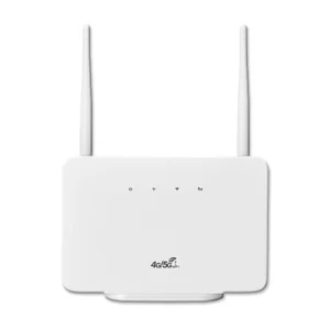 4G Wireless Router 300Mbps 4G Router Wireless Modem External Antenna with Sim Card Slot EU Plug for Home Travel Work