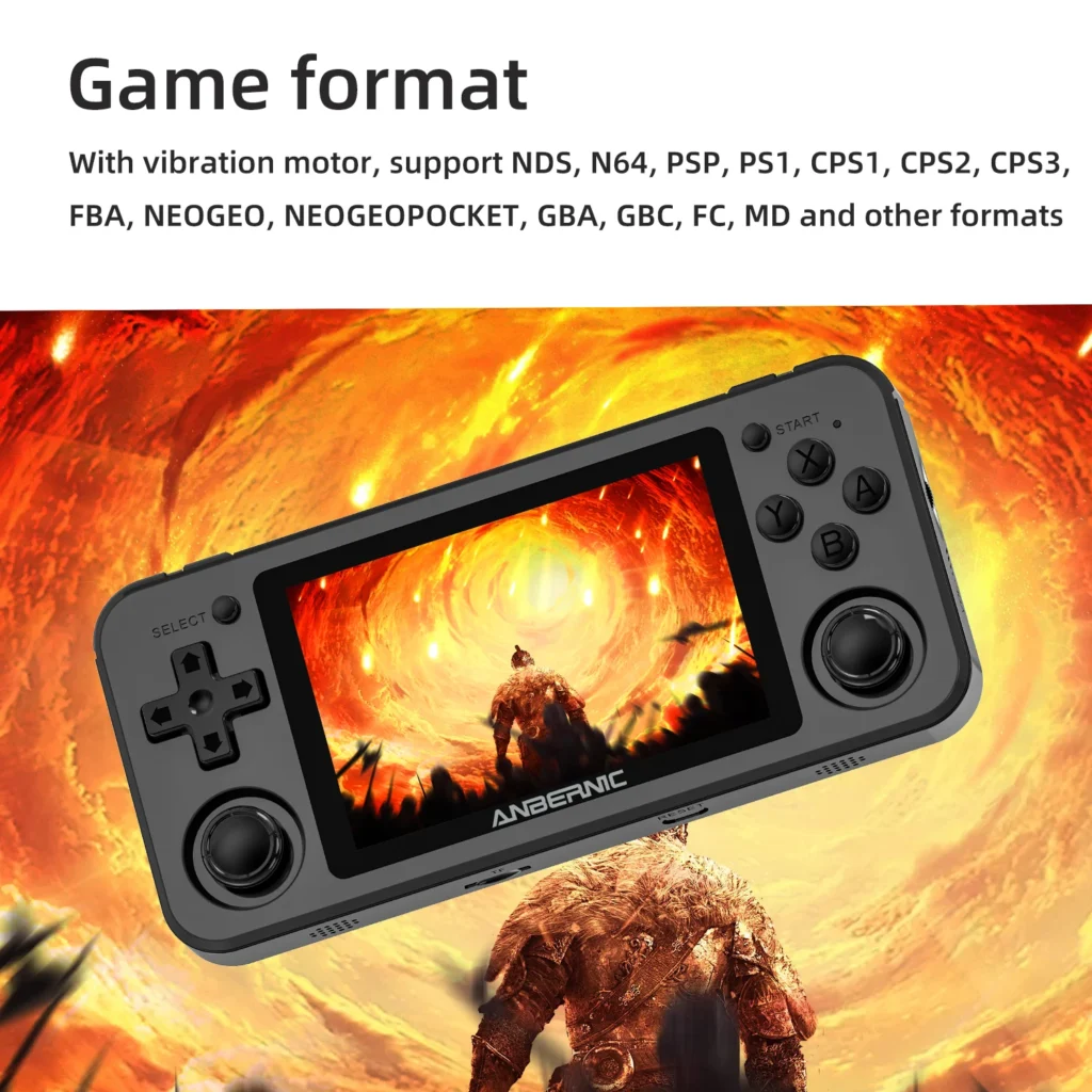 ANBERNIC RG351P Retro Handheld Game Console 3.5'' IPS Screen RK3326 3500mAh Openlinux Portable Gaming Player Built-in 2500 Games