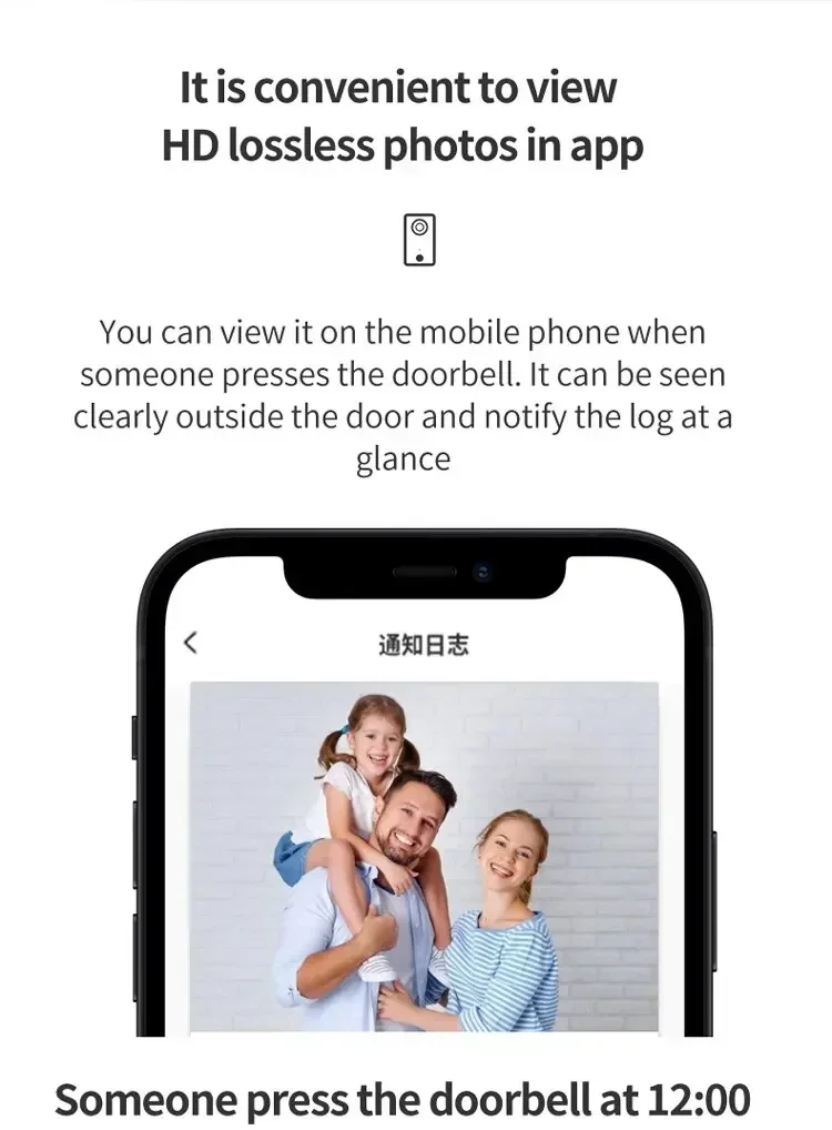 WiFi Video Doorbell Wireless Phone Intercom System Night Vision Home Security Camera Door Viewer 11 kf S1cced61442ba44c2b12b207275887a31w
