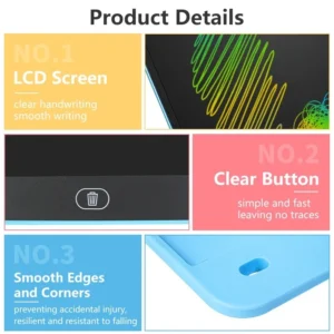 16/20 Inch Writing Board Drawing Tablet for Kids, Large Electronic Drawing Pad with Colorful Screen, Digital Graphic Tablets Toy