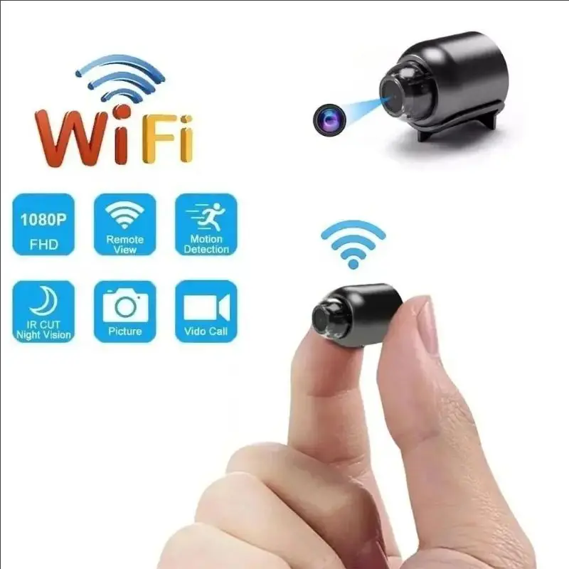 NEW 1080P HD X5 Mini Camera Wireless WIFI Outdoor Indoor Surveillance Camera with Cyclic Recording for Camping Home Security