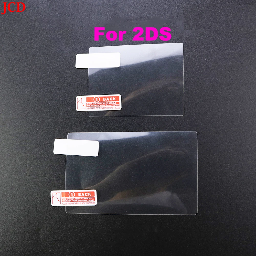 JCD 1pcs Top Bottom HD Clear Protective Film For GB GBA GBC GBA SP DSL NDSL For 2DS New 3DS XL LCD Screen Protector