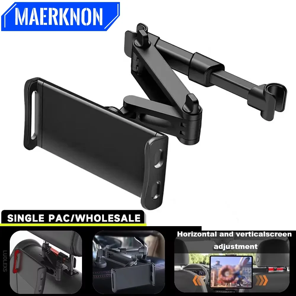 Car Bracket Tablet Car Universal Holder For 5-13 Inch Telescopic Rear Pillow Holder Bracket Supplies Stand Seat Headrest Mount