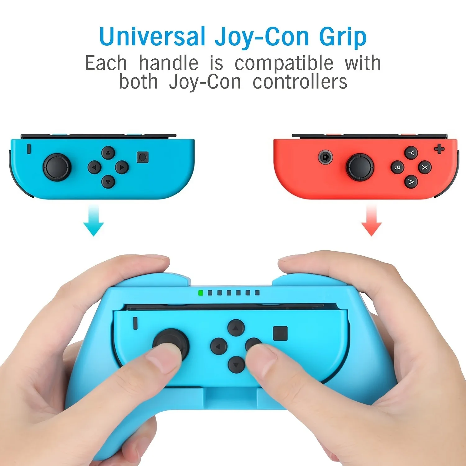 kf-S2623986281ff4d02ac5195ee9ea006a91 2-piece Switch for Nintendo Using Joy Con Grip Switch Controller Joy Con Grip Accessories Grip Switch Game Controller