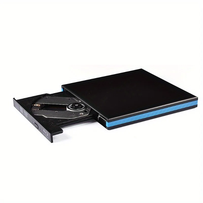 kf-S282c5f77a0094f8a82e861e83766e0f8u Blu-Ray Burner Player USB 3.0 CD DVD External Bluray Drive Writer Reader For Windows MacBook Laptop Desktop