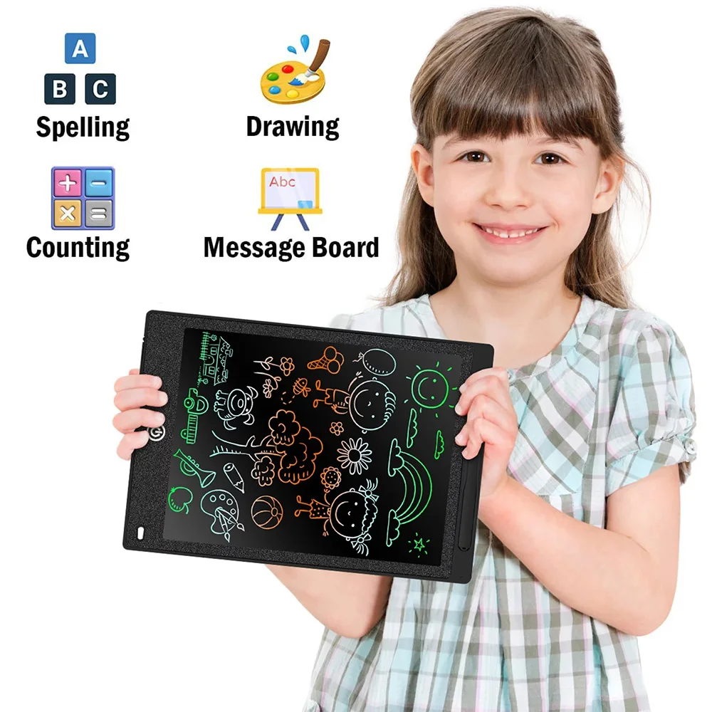 New 8.5" /12" Drawing Board LCD Writing Tablet For Kids Montessori Educational Toys Student Magic Blackboard Birthday Xmas Gift 4 kf S29056e63db994617ae2e559dac0d32fbw