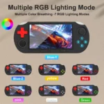 kf-S2a2c2b3a1e6f462699c06649309fe6c1Y GAMINJA ANS16 Handheld Game 4.5 Inch IPS Screen RGB Lighting Portable Retro Video Game Console 64GB For PS1/GBA/SFC