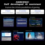 ANBERNIC RG Slide Handheld Game Player 4.7-inch LTPS In-Cell Screen Retro Game Console Unisoc T820 Support AI WiFi Bluetooth