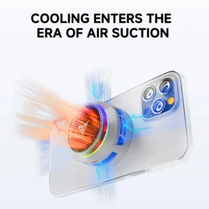 Flydigi B8X Cellphone Cooler Frequency Conversion Super Heat Dissipation Magnetic Radiator RGB Light For Iphone Ipad Android