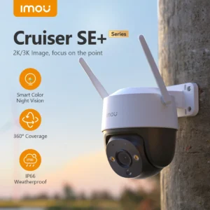 IMOU Cruiser SE+ Series Outdoor Wi-Fi Camera IP66 Weatherproof Camera 8X Digital Zoom Night Vision AI Human Detection Camera