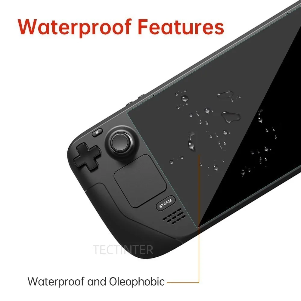 Premium Tempered Glass for Valve Steam Deck Game Console 9H Screen Protector Anti-Scratch Guard Film for Steam Deck Accessories