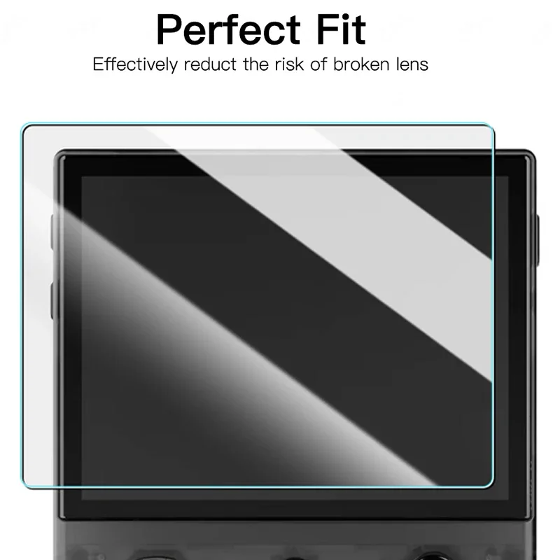 kf-S2f08865e585341eaba09051579ab9552l 9H Hardness Tempered Glass For R36S 3.5Inch Player Games HD Screen Protectors For R36S Handheld Game Console Protective Film