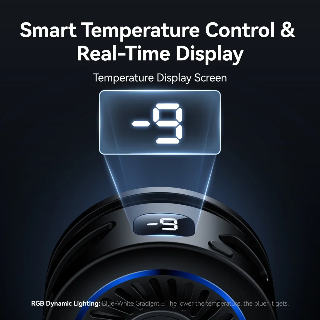 TELESIN Magnetic Mobile Phone Radiator Pro Cooler Fan HeatSink For Mobile phones Tablets Cooler For Live Streaming Gamming