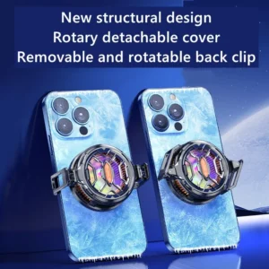FS03 magnetic semiconductor mobile phone radiator 15W strong cooler, can rotate the back clip mobile phone game cooling fan