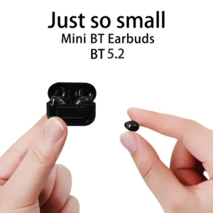 Invisible Sleep Mini Headphones Bluetooth TWS Wireless Earphones with Microphone Noise Cancelling In-Ear Earbuds Sports Headset