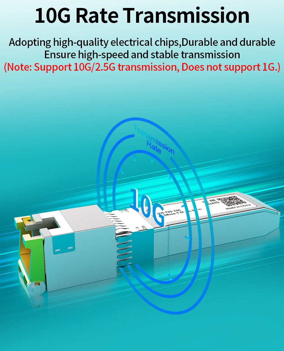 LIANGUO 10G SFP+ Module Copper 10GBase-T Modules Optical Port SFP+ to RJ45 Ethernet Port 2.5G Transceiver Module 4 kf S3ac2c81eb60a48a5b97c6e12e630aa641