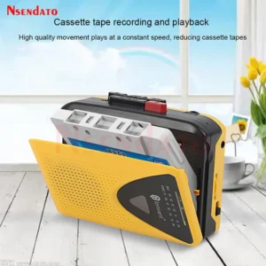 Cassette Tape Player With AM FM Broadcasting Radio Cassette Tape Player Converter Sound Recorder With Speaker 3.5mm Headphone