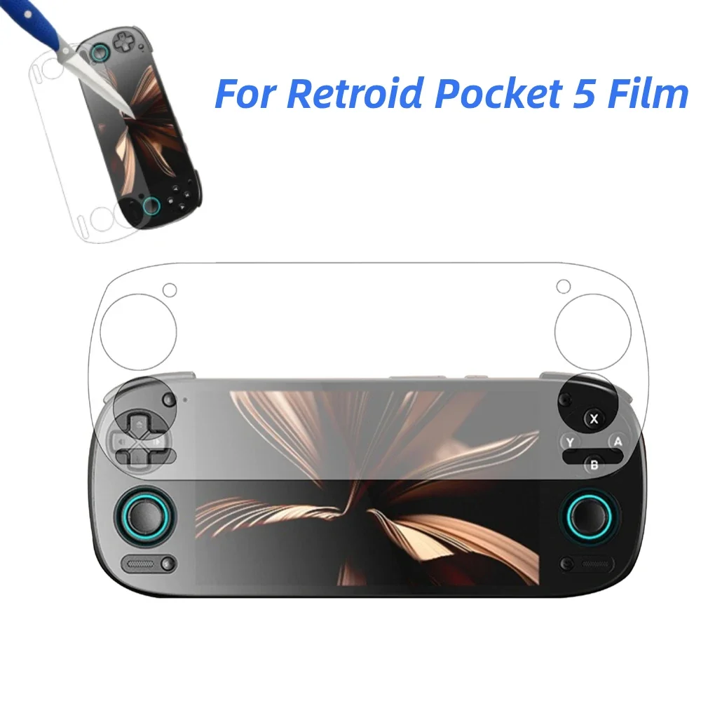 Tempered Glass Screen Protector Films Ultra-Clear 9H Game Console Screen Protector Film For Retroid Pocket 5 Game Accessories