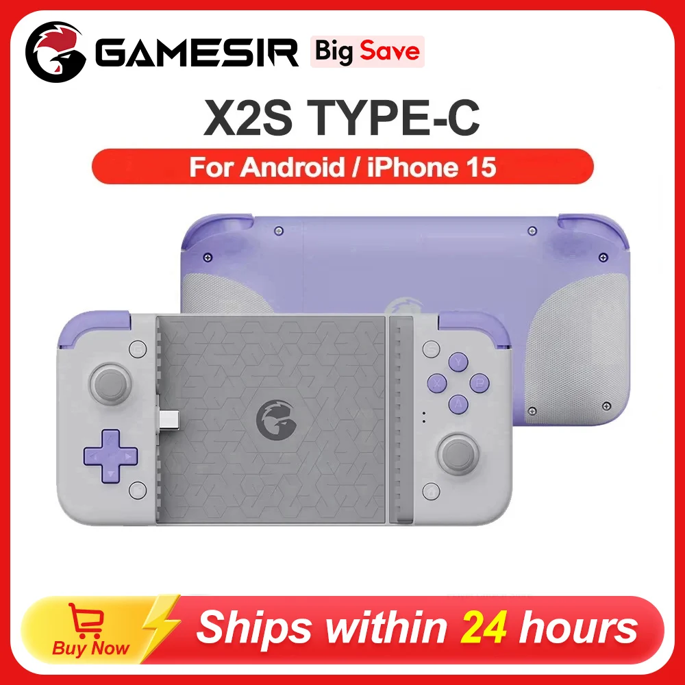 kf-S3d14433a50004713b07352cd8a119daem GameSir X2s Mobile Gamepad Android Phone Game Controller for Cloud Gaming Xbox Game Pass STADIA xCloud Hall Effect Joystick