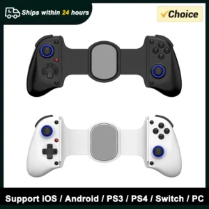 kf-S40b324f189fa423a9085ee8136c76c8cO BSP-D11 Stretching Wireless Game Controller For SWITCH/Android/Apple IOS Tablet For PS3/PS4/XBOX Gamepad Streaming