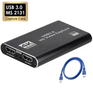 4K 30HZ MS2130 Real USB 3.0 HDMI-compatible Video Capture Card Game Recording Box 1080p 60fps Live Streaming for PS4 Ps5 Switch