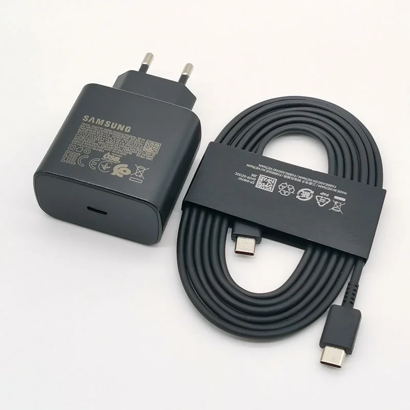 kf-S427610bfc26f429a8cb5dfd067d884fbI Samsung 45w Charger Super Fast Charge Adapter 1.8M Type C For Galaxy S24 S23 S22 S21 S20 Note 20 Ultra 10 Z Flip Fold 6 5 4 3 2